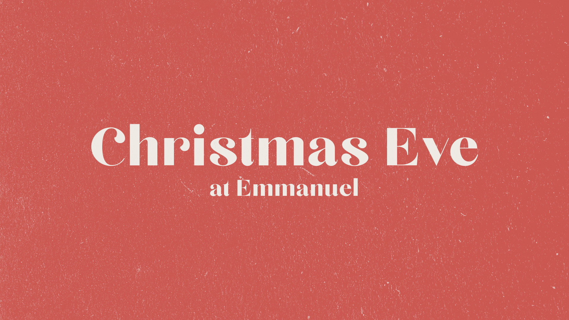 Christmas Eve